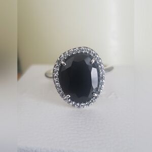 Pandora Glamorous Legacy Black Spinel Ring